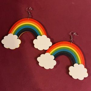 Rainbow earrings